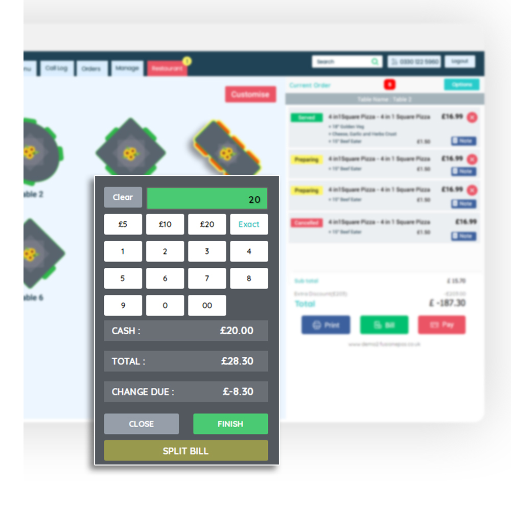 QbitPOS Change-Calculator