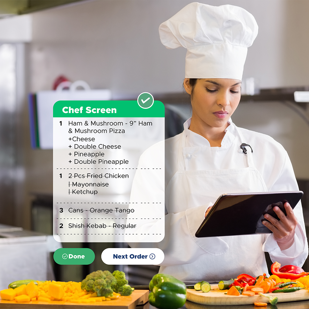 QbitPOS Chef Screen