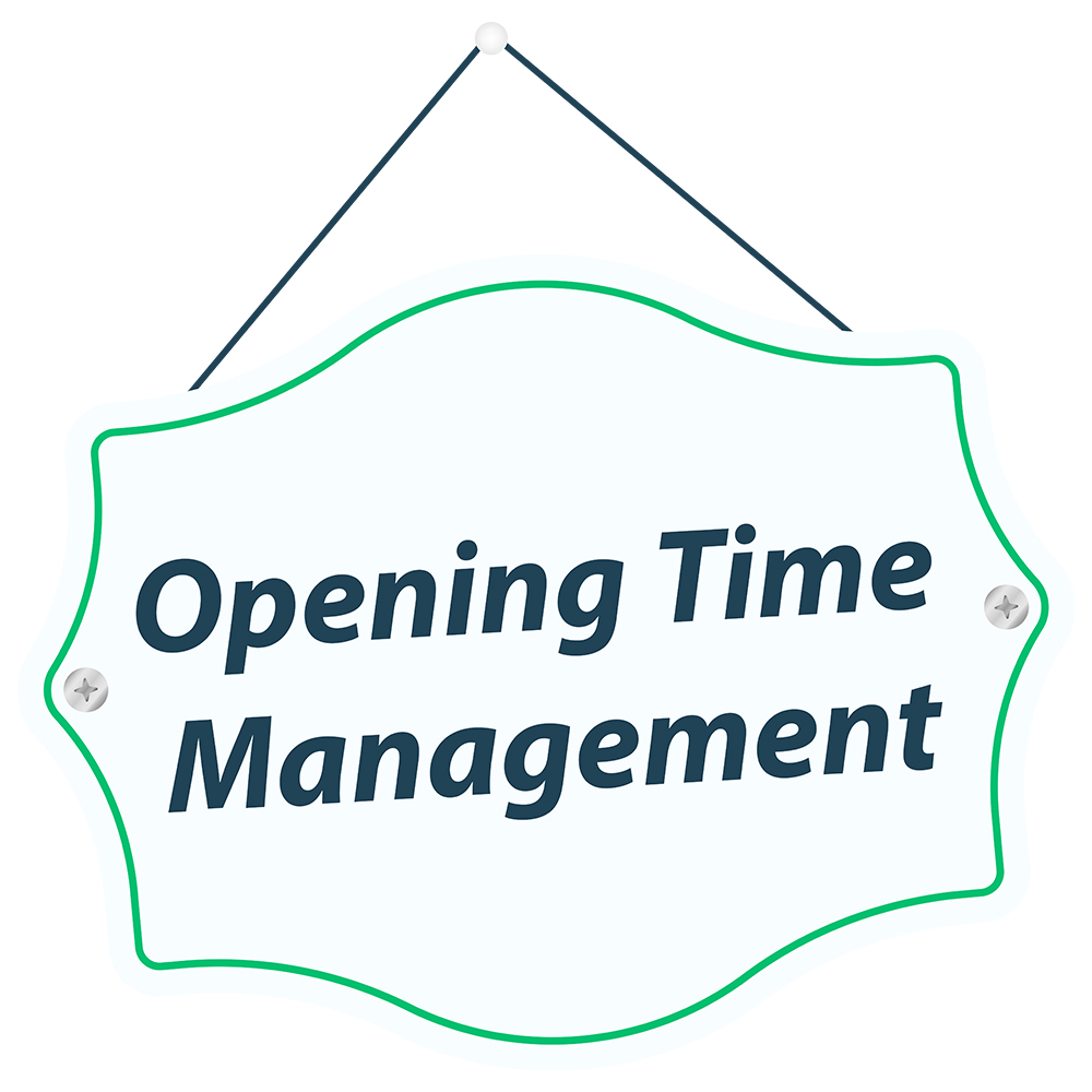 QbitPOS Opening-Time-Management