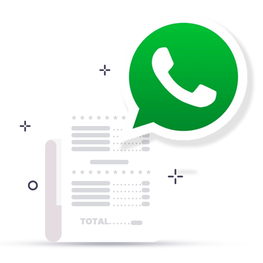 QbitPOS Whats app bill